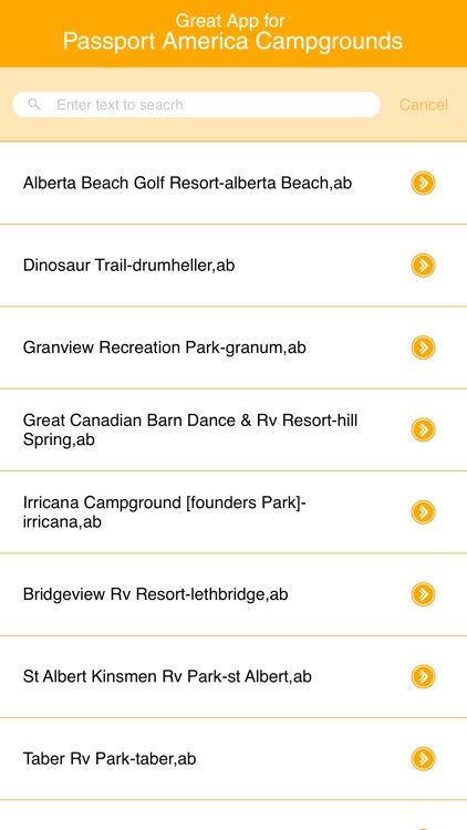 Great App for Passport America Campgrounds