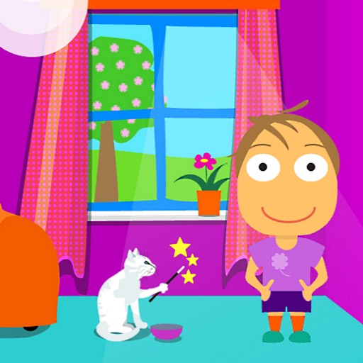 Boy and Cat - for Children iOS App