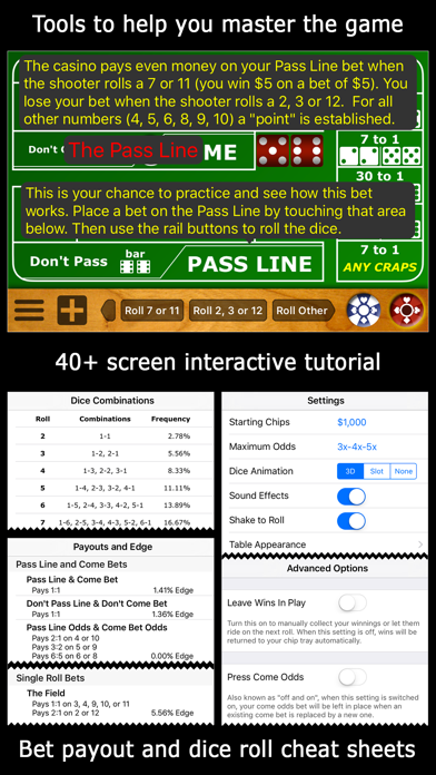 Casino Craps Pro 3D screenshot1