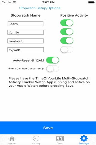 TimeOfYourLife Free Self Improvement App for Watch screenshot 2