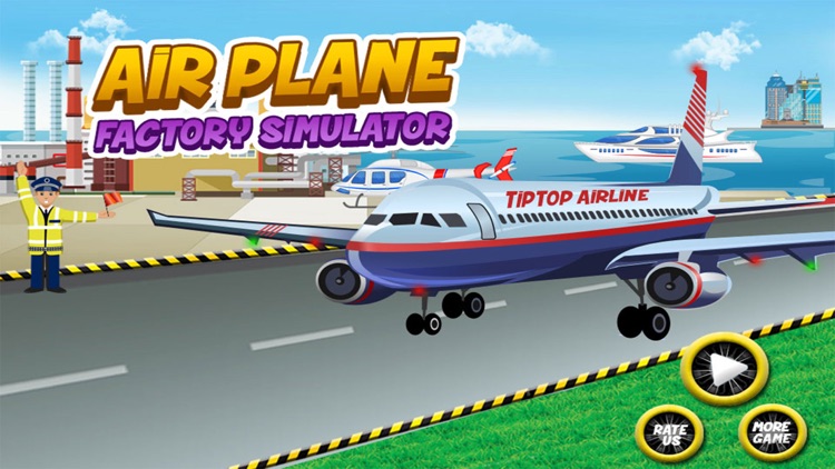 Airplane Factory & Mechanic Simulator kids games