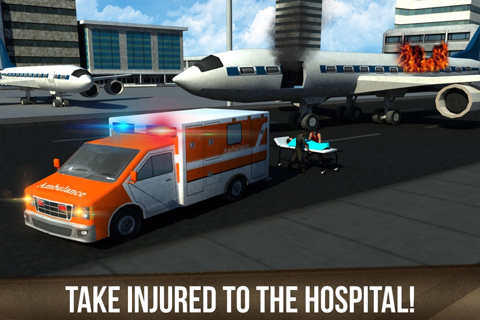 Real Airport Truck Driver: Emergency Fire-Fighter Rescue screenshot 3