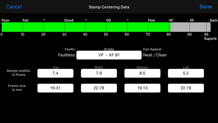 Stamp Analyser