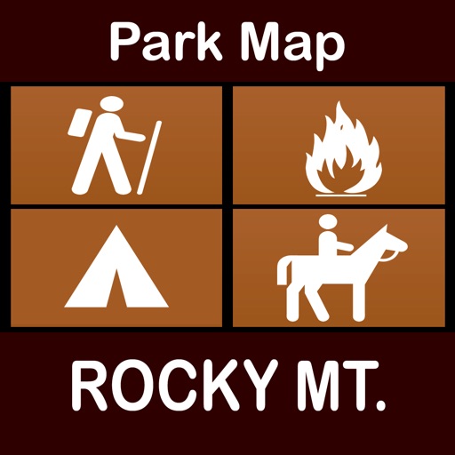 Rocky Mountain National Park : GPS Hiking Offline Map Navigator icon