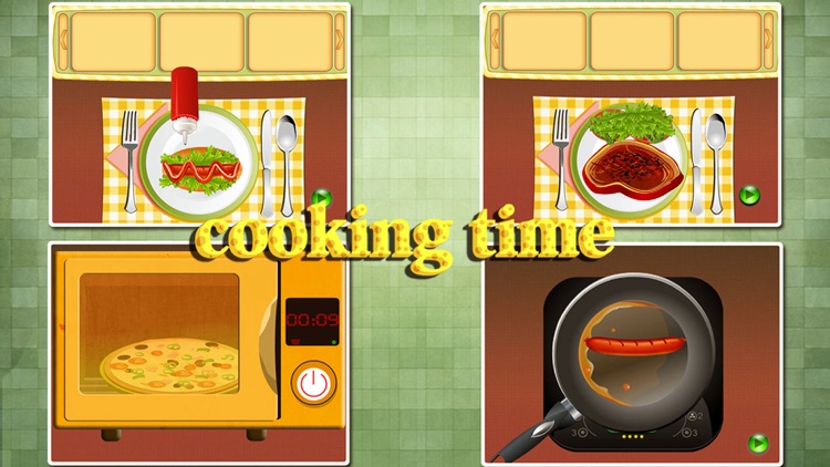 cooking time hamburger, hotdog, pizza, sandwich and beefsteak maker screenshot-3