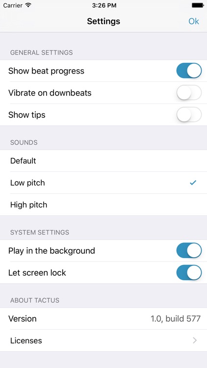 Tactus Metronome screenshot-4