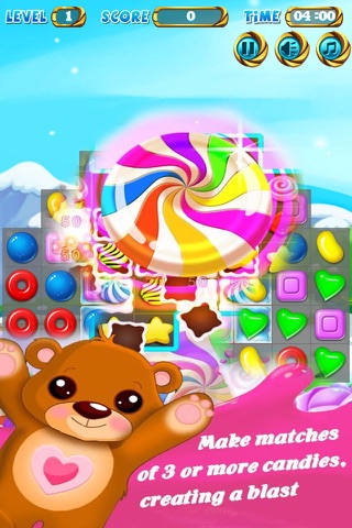 Candy Scrubby Star - Match-3 Version screenshot 2