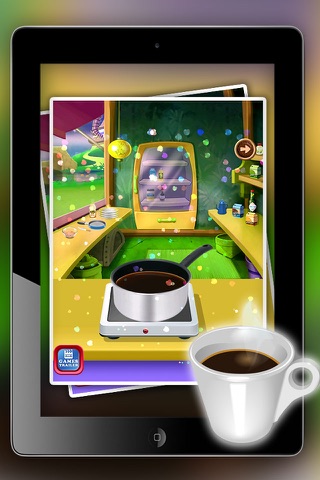 iCe & hot Coffee maker - Make creamy dessert in this cooking fever game for kids screenshot 2