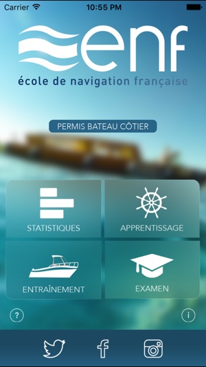 Permis bateau côtier ENF