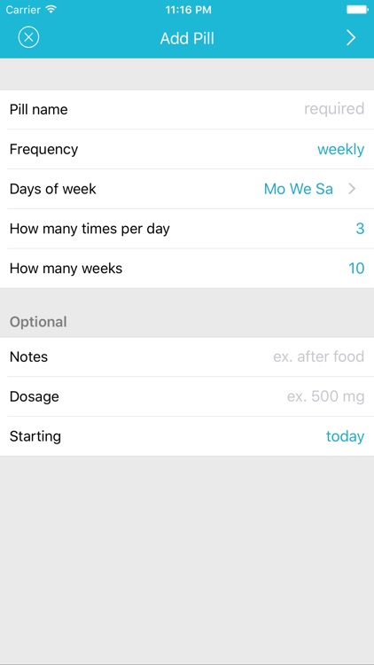 Easy Pill - medication tracker and reminder