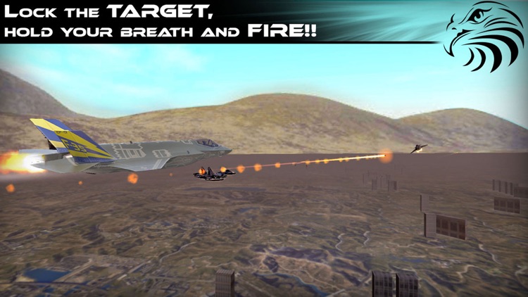 Jet Fighter Dogfight Chase - Hybrid Flight Simulation and Action game 2016 screenshot-4