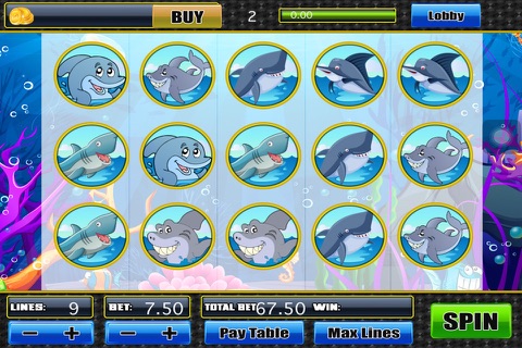 Shark at Mermaid Beach Slots Pro - Wild Casino Slot Machines and Lucky Spins screenshot 3