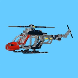 Helicopter for LEGO Technic 8051 Set - Building Instructions