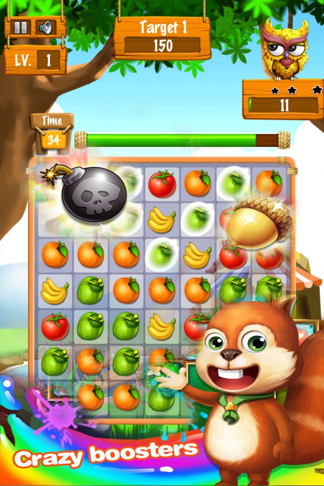 Fruit Link Burst: Crush Pop Game screenshot 2