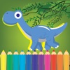 Dinosaur Coloring book and learn abc Alphabet 123 Numbers