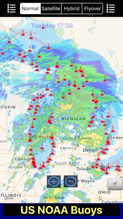 Noaa Detroit Radar, Us Noaa Buoys With Noaa Radar 3d Pro, Noaa Detroit Radar