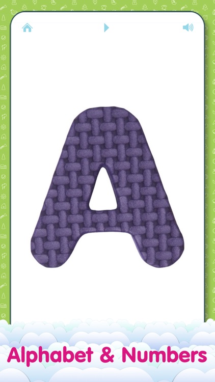 English Alphabet and Numbers for Kids - Learn My First Words with Child Development Flashcards