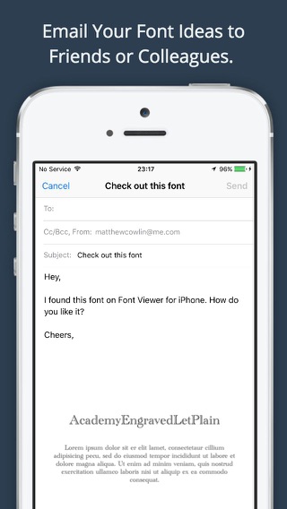 Font Viewer Premium - The Typeface Font Book for Designers & Artistsのおすすめ画像3