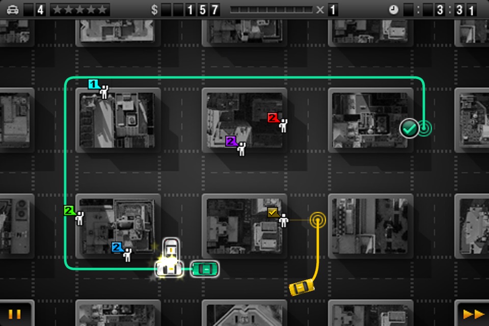 Fare City: Taxi Mania FREE screenshot 3