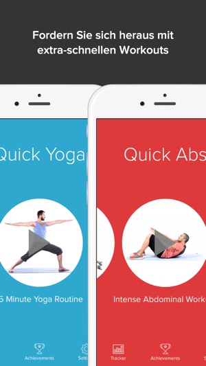 Quick Fit - 7 Minute Workout, Yoga, and Abs Screenshot