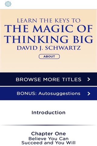 Magic Of Thinking Big Meditations David Schwartz screenshot 2