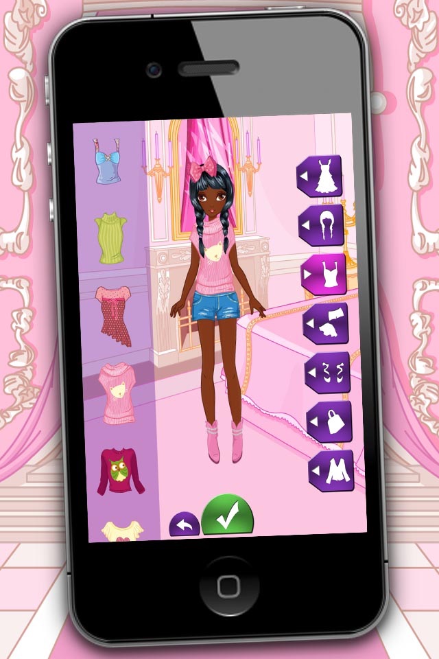 Fashion and design games – dress up catwalk models and fashion girls screenshot 2