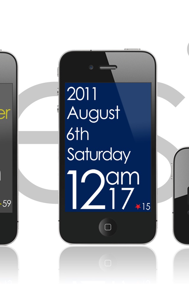 TypoDesignClock - for iPhone and iPod touch screenshot 4