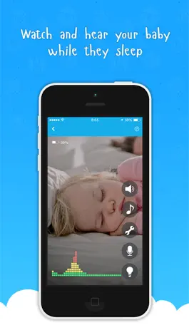 Game screenshot Ahgoo baby monitor - audio and video monitoring apk