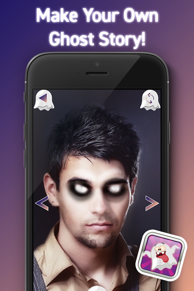 Ghost Camera Photo Booth – Add Spooky Face Stickers and Effects to Make Scary Pranks screenshot 4