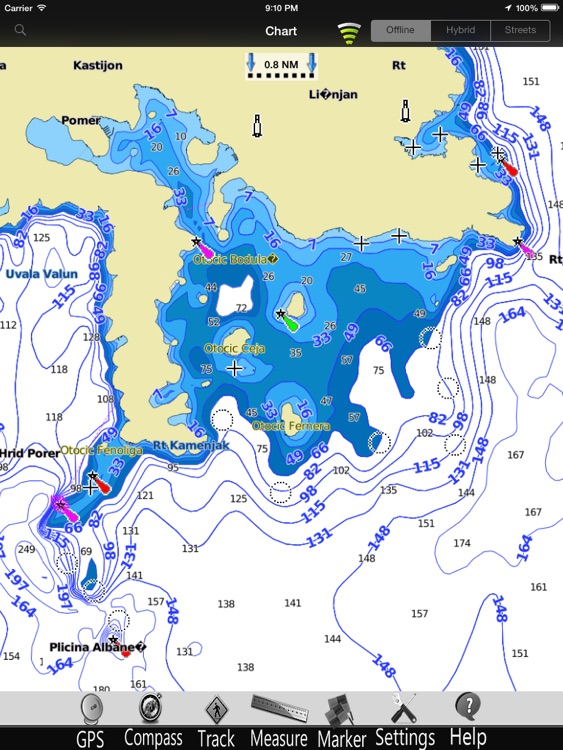 Croatia GPS Nautical Chart Pro screenshot-3