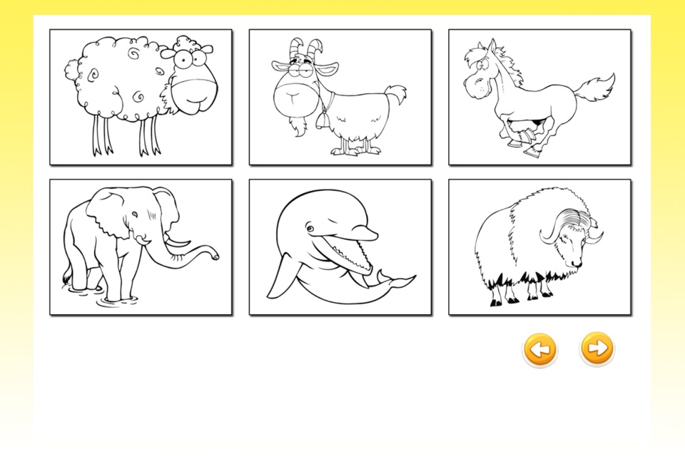 Printable Animal Coloring Worksheets for Pre K & Kindergarten screenshot 3