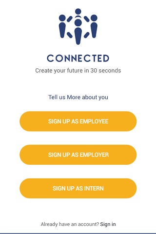 Connected - An app for employers and job seekers screenshot 2
