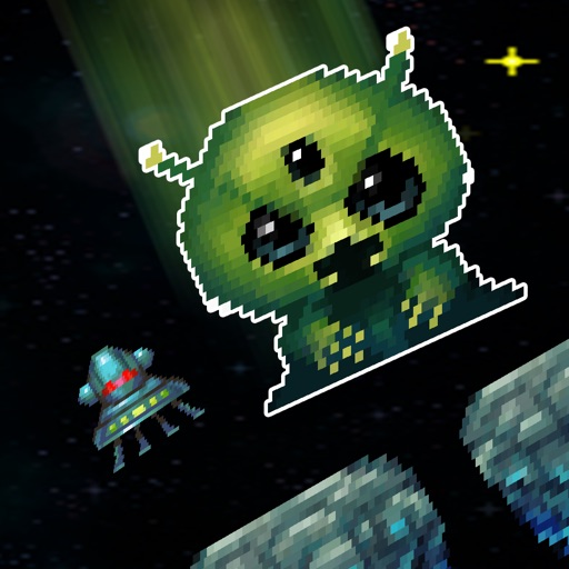 Alien Fall Down icon