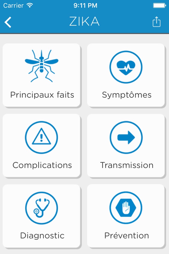 WHO Zika App screenshot 3