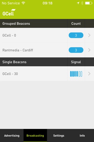 GCell Beacons screenshot 3