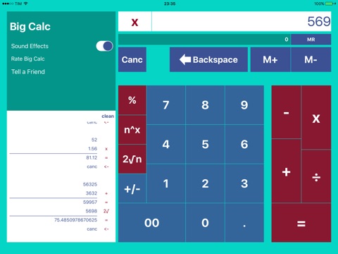 Big Calc Free screenshot 3