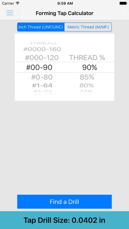 ThreadKing, Ultimate Reference and Calculator for Threads, Drills, Taps