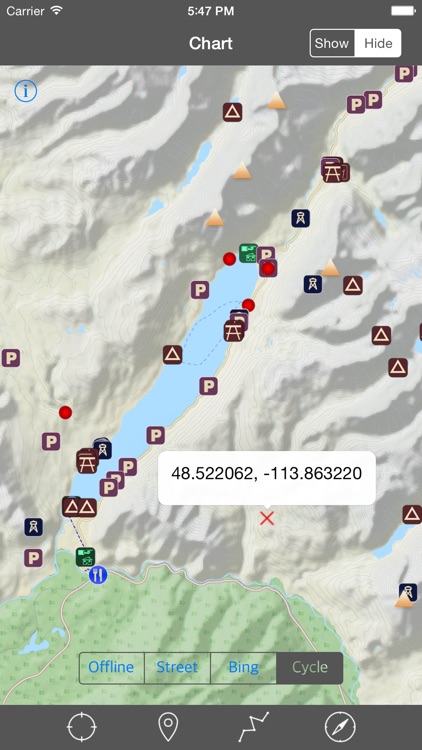 Glacier National Park – GPS Offline Park Map Navigator