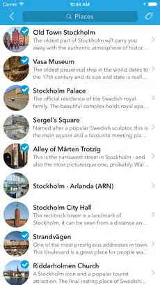 Captura de Pantalla 2 Planificador de viajes por Escandinavia, guía de viaje y mapa offline - Oslo, Estocolmo, Helsinki, Copenhague, Reikiavik... iphone
