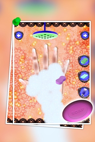 finger hand tattoo -  Patients Surgery & Healing Game at Dr Clinic screenshot 2