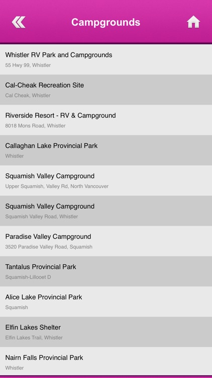 British Columbia Campgrounds and RV Parks screenshot-4