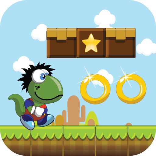 Amazing Dino World - Classic Platform Game for kids and adults Icon