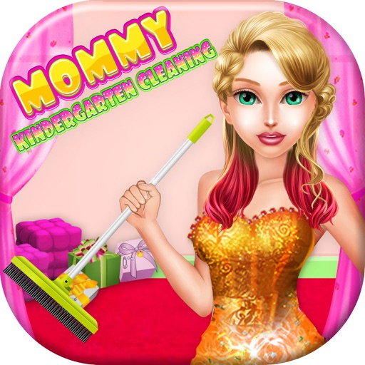 Mommy Kindergarten Cleaning girls games icon