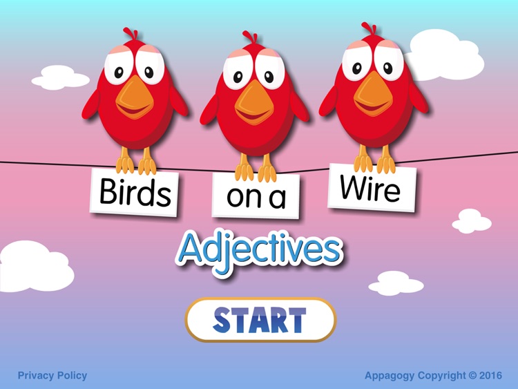 Birds on a Wire: Adjectives