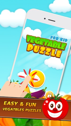 Vegetable Puzzle For Kids