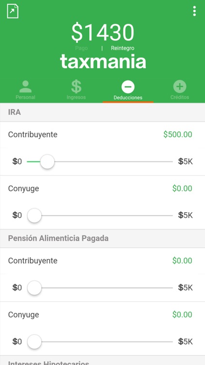 Taxmania Calculadora