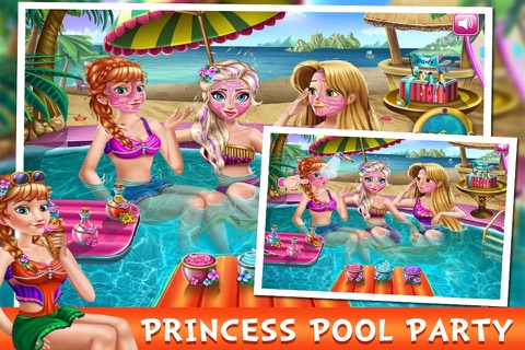 Princess Pool Party Game screenshot 2