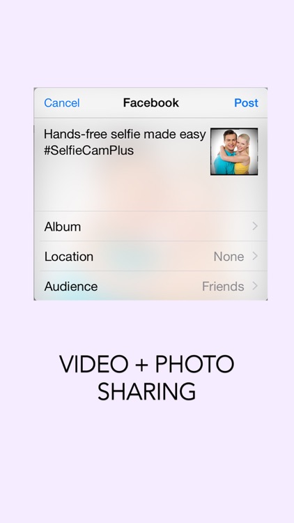 SelfieCam+ for Perfect Beauty Hands-free Portraits and Video Selfies with editors screenshot-3