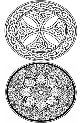 Mandala Coloring Pages - Adult Coloring Pages screenshot 2