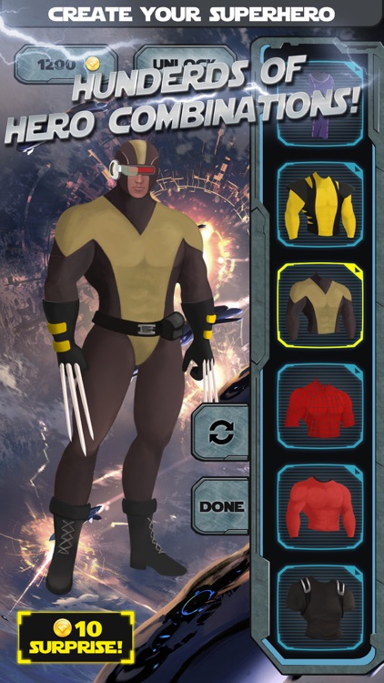 Superhero Creator - Super Hero Character Costume Maker & Dress Up Game for Man FREE